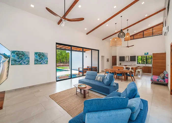 Stylish Private Tropical Escape-10 Mins From Tamarindo Сasa de vacaciones Villarreal
